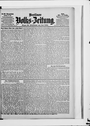 Berliner Volkszeitung vom 15.07.1906