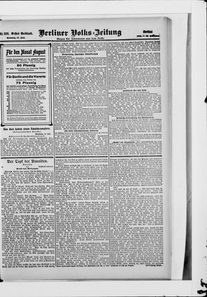 Berliner Volkszeitung vom 15.07.1906