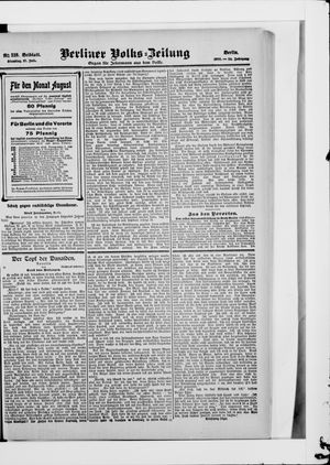 Berliner Volkszeitung vom 17.07.1906