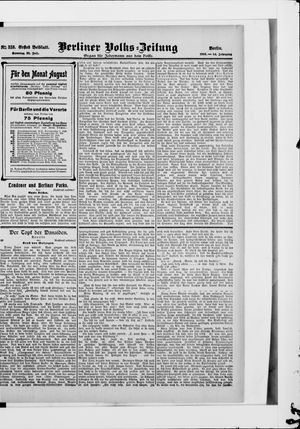 Berliner Volkszeitung vom 22.07.1906
