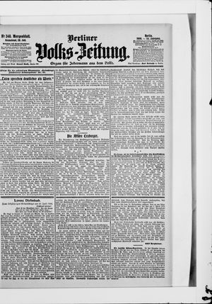 Berliner Volkszeitung vom 28.07.1906