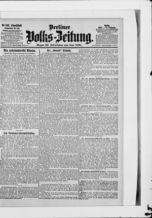 Berliner Volkszeitung on Jul 28, 1906