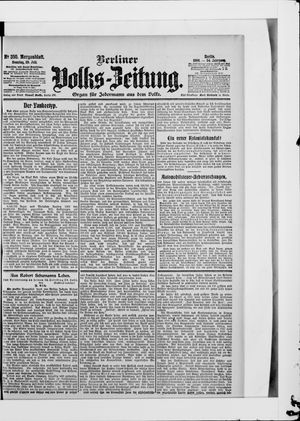 Berliner Volkszeitung vom 29.07.1906