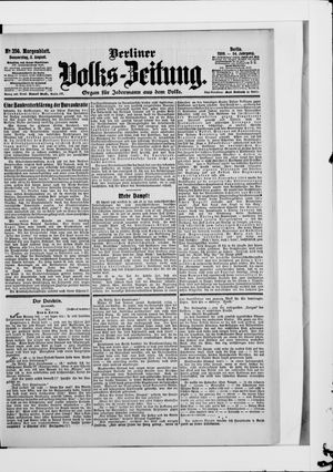 Berliner Volkszeitung vom 02.08.1906