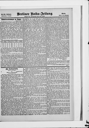Berliner Volkszeitung vom 02.08.1906