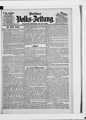 Berliner Volkszeitung vom 03.08.1906