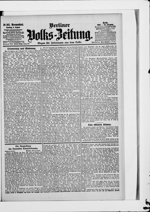 Berliner Volkszeitung vom 05.08.1906
