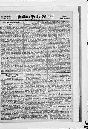 Berliner Volkszeitung vom 11.08.1906