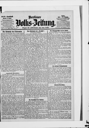 Berliner Volkszeitung vom 13.08.1906