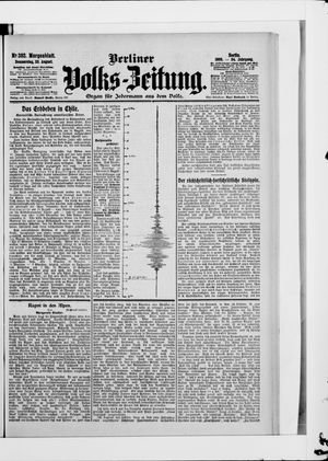 Berliner Volkszeitung vom 23.08.1906