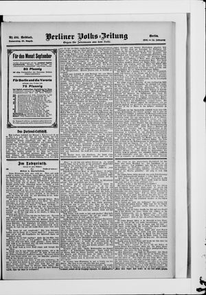 Berliner Volkszeitung vom 30.08.1906