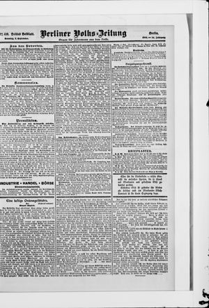 Berliner Volkszeitung vom 02.09.1906