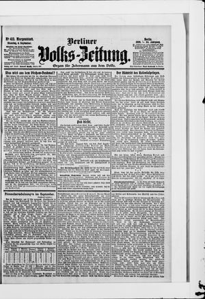 Berliner Volkszeitung vom 04.09.1906