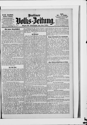 Berliner Volkszeitung vom 04.09.1906