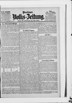Berliner Volkszeitung vom 06.09.1906
