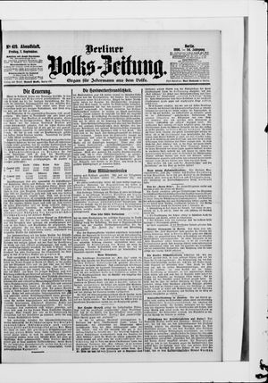 Berliner Volkszeitung vom 07.09.1906