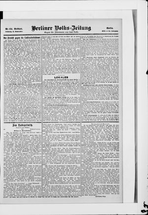 Berliner Volkszeitung vom 11.09.1906