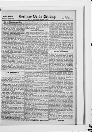 Berliner Volkszeitung vom 15.09.1906
