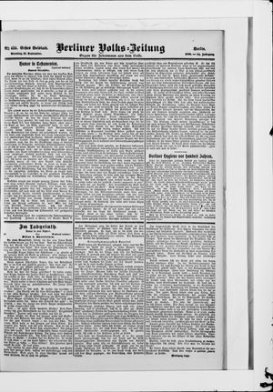 Berliner Volkszeitung vom 16.09.1906