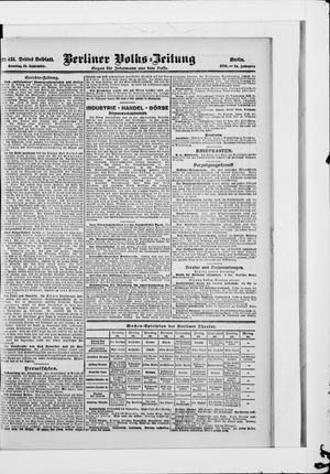 Berliner Volkszeitung vom 16.09.1906