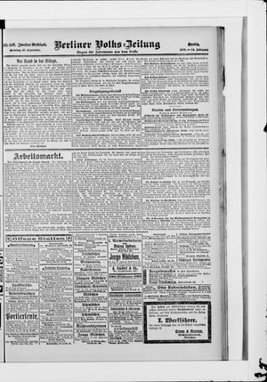 Berliner Volkszeitung vom 23.09.1906