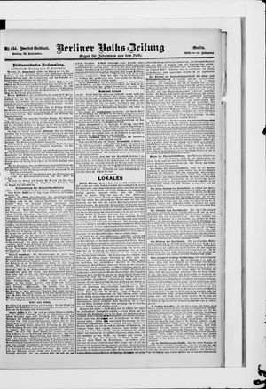 Berliner Volkszeitung vom 28.09.1906
