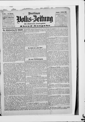 Berliner Volkszeitung on Oct 2, 1906