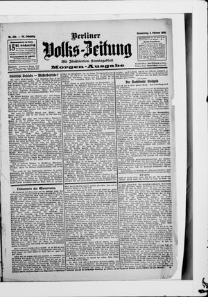 Berliner Volkszeitung vom 04.10.1906