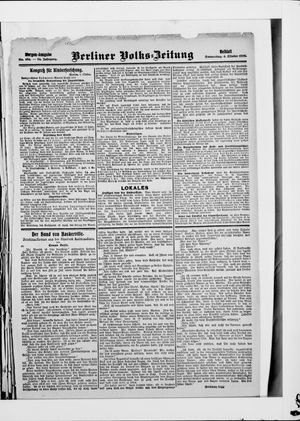 Berliner Volkszeitung vom 04.10.1906