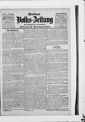 Berliner Volkszeitung vom 05.10.1906