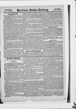 Berliner Volkszeitung vom 09.10.1906