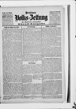 Berliner Volkszeitung vom 13.10.1906