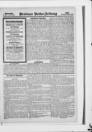 Berliner Volkszeitung vom 24.10.1906