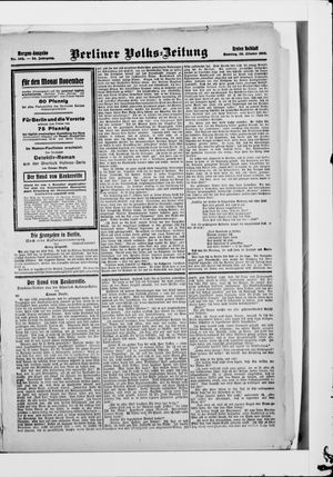 Berliner Volkszeitung vom 28.10.1906