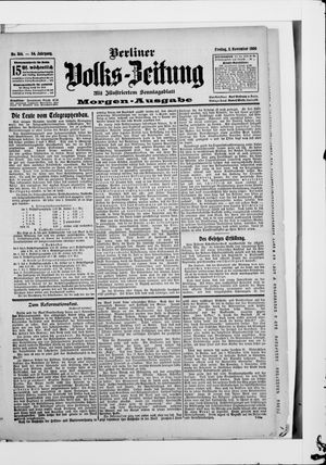 Berliner Volkszeitung vom 02.11.1906