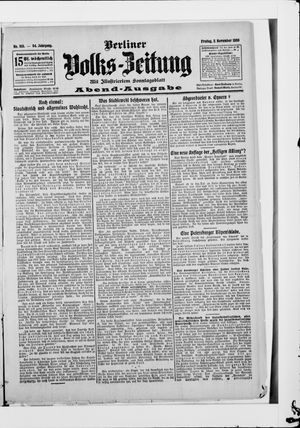Berliner Volkszeitung vom 02.11.1906