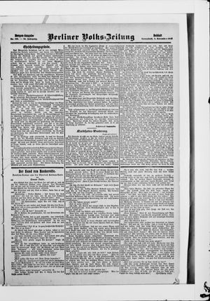 Berliner Volkszeitung on Nov 3, 1906