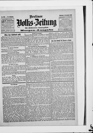 Berliner Volkszeitung on Nov 6, 1906