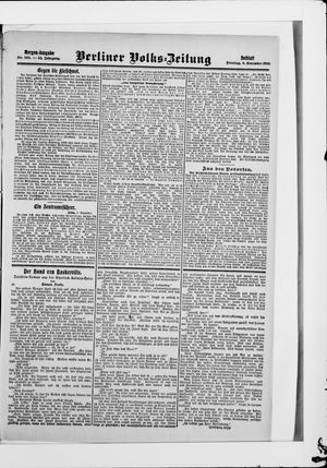 Berliner Volkszeitung on Nov 6, 1906