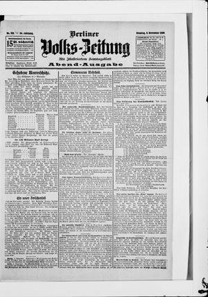 Berliner Volkszeitung on Nov 6, 1906