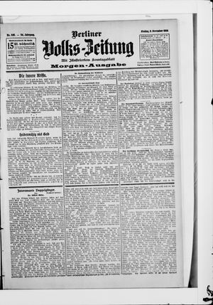 Berliner Volkszeitung vom 09.11.1906