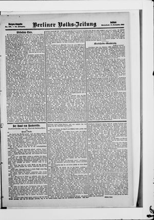 Berliner Volkszeitung vom 10.11.1906