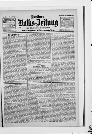 Berliner Volkszeitung vom 15.11.1906