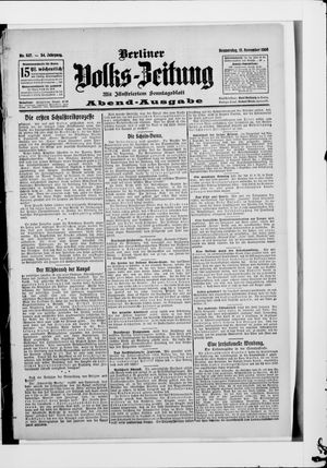 Berliner Volkszeitung vom 15.11.1906