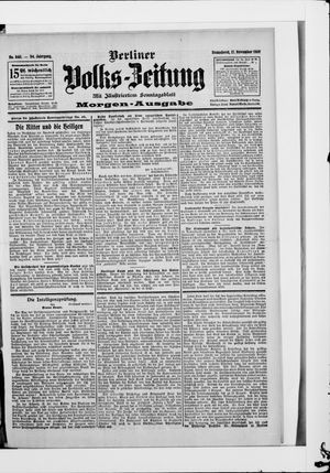 Berliner Volkszeitung vom 17.11.1906