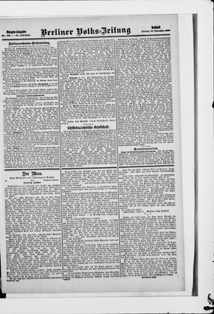 Berliner Volkszeitung vom 23.11.1906