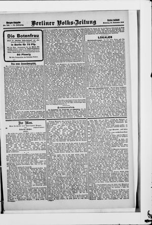 Berliner Volkszeitung vom 25.11.1906