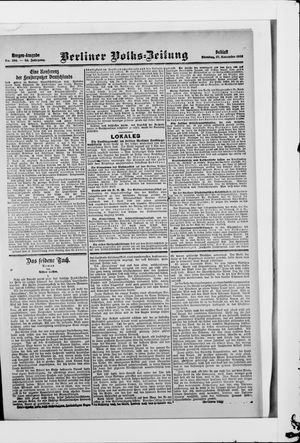 Berliner Volkszeitung vom 27.11.1906