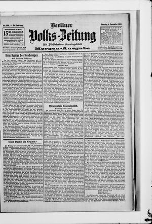 Berliner Volkszeitung vom 04.12.1906