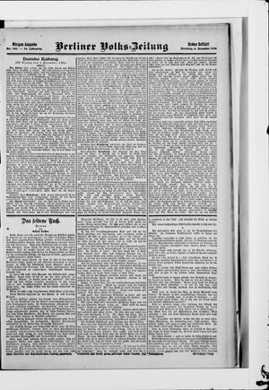 Berliner Volkszeitung vom 04.12.1906